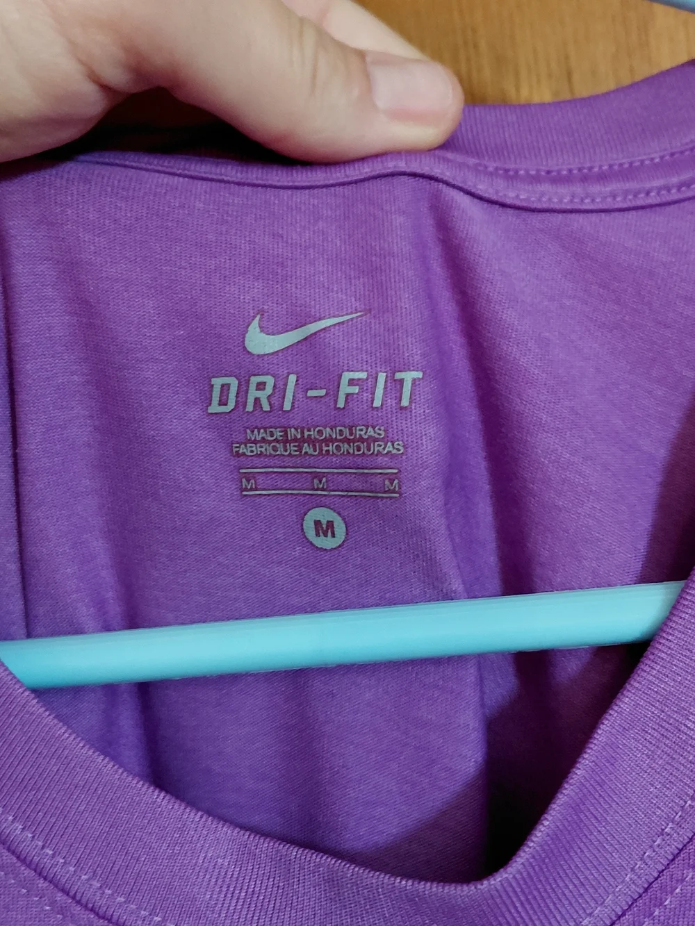 Nike Dri-FIT Purple Performance Tee, SIZE:M